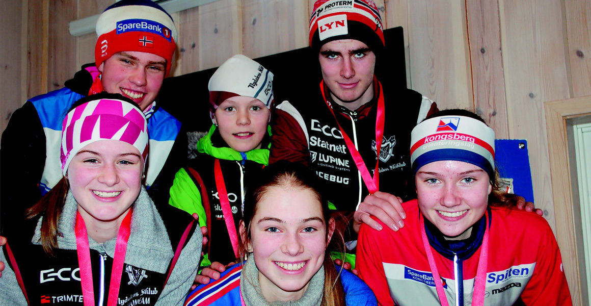 Birgit i morens ski-o-spor