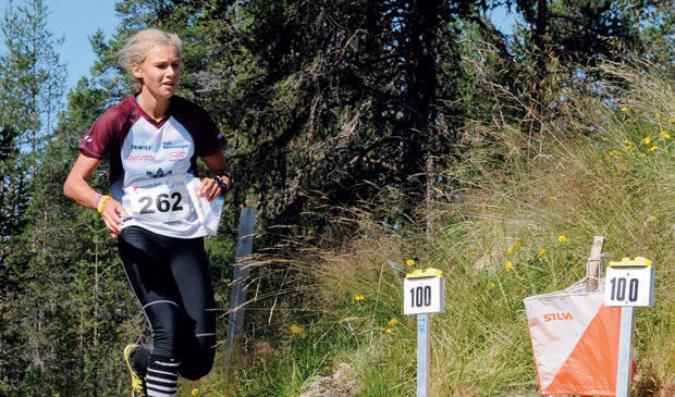 RENT BORD: Pia Young Vik vant både langdistansen og sprinten på Tynset. Nydalenjenta står dermed bokført med fem gull totalt i Hovedløpet.