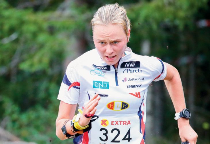 TOK GREP: Victoria Hæstad Bjørnstad tok grep treningsmessig og ble belønnet med sølv på langdistansen i NM. FOTO: PER IVAR SKINDERHAUG.