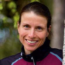KOSTE SEG: Anne Margrethe Hausken Nordberg likte det hun så av Andrine og de norske sprinterne.